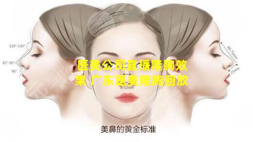 医美公司直播隆胸效果 广东医美隆胸回放